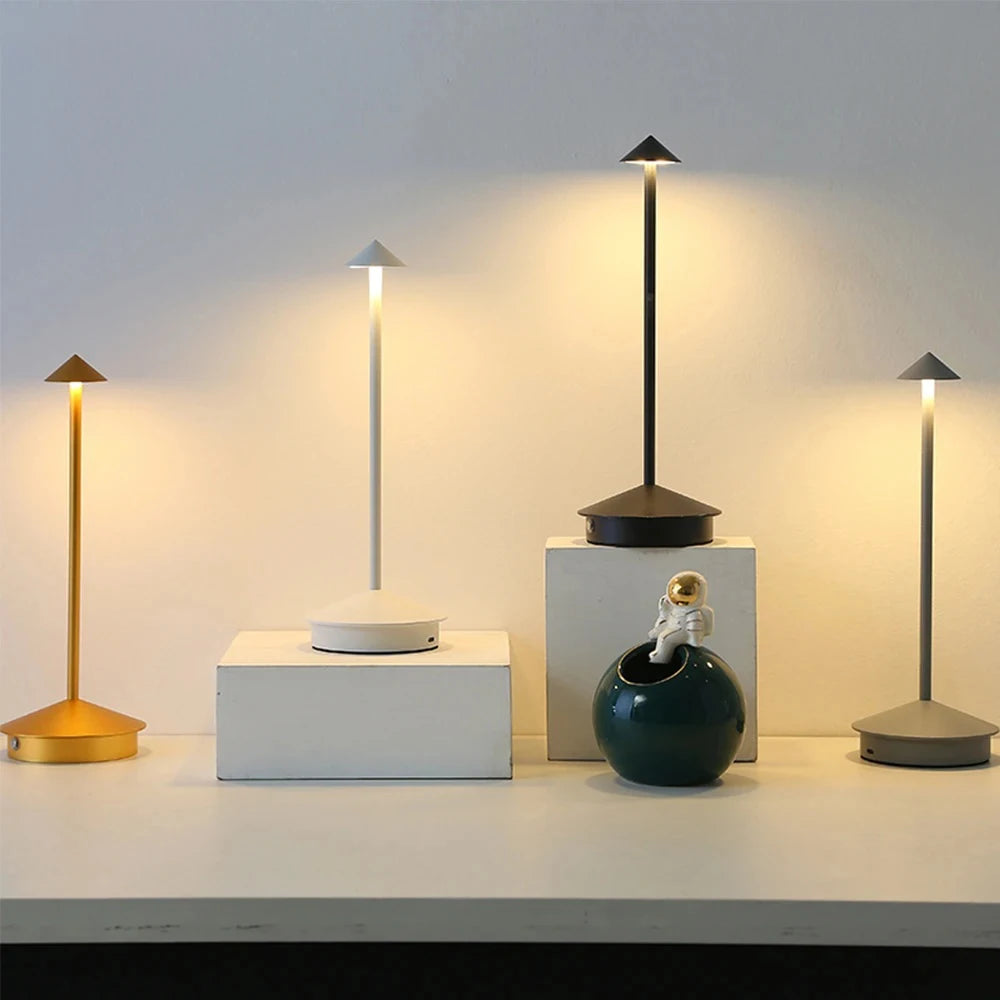 Stylish Rechargeable LED Table Lamp with Touch Control - Perfect for Any Space!