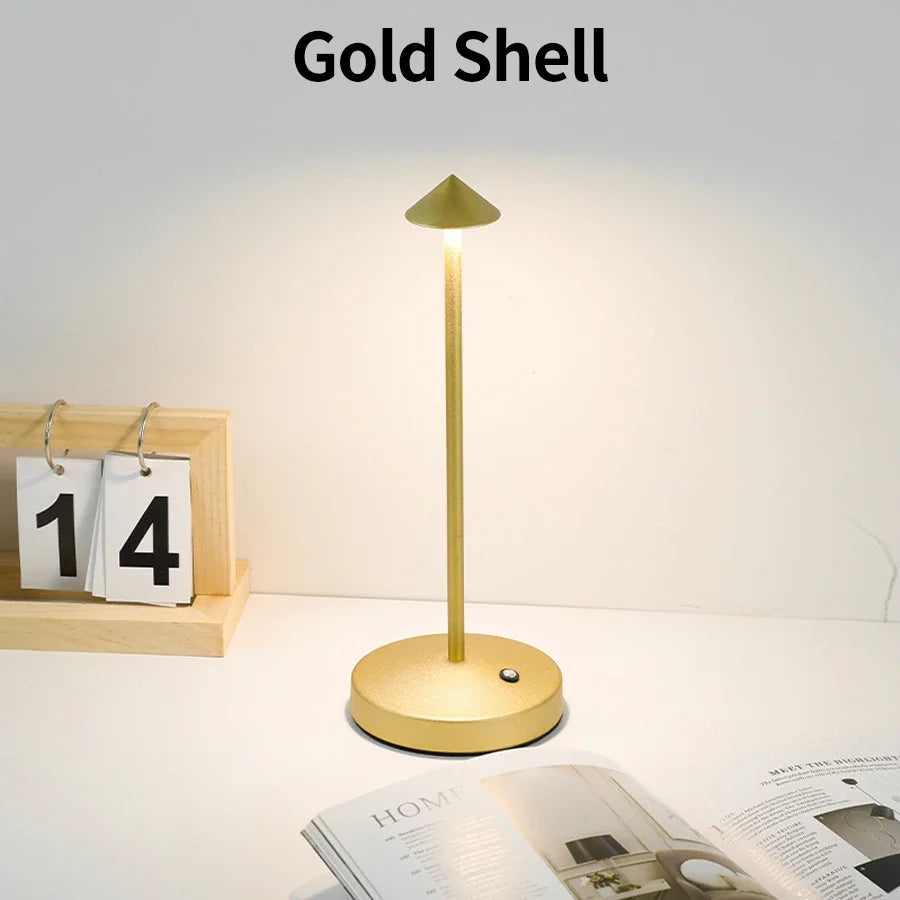Stylish Rechargeable LED Table Lamp with Touch Control - Perfect for Any Space!